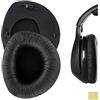 GEEKRIA Cuscinetti auricolari di ricambio in similpelle Geekria QuickFit per cuffie Sennheiser RS160/RS170/RS180, HDR160/HDR170/HDR180, parti di riparazione con guida video (nero)