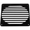 Aerzetix Set di 2 Griglie per Ventola 80x80 mm in plastica per Computer PC stampanti dispositivi audiovisivi proiettori multimediali/Colore Nero