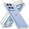 YUXING Cover per Honor 400 Lite Trasparente+2 Pellicole