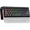 CORBOBO Aula WIN60 HE - Tastiera meccanica da gioco cablata al 60%, interruttore magnetico, hot swap, azionamento regolabile, velocità di polling 8000 Hz, piccola tastiera RGB 60% design compatto per PC