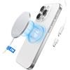Bimker Caricatore Wireless 2M, 15W Caricatore Ricarica Wireless per 17/16/16 Pro/16 Pro Max/15/15 Plus/14/13/12, Caricabatterie Wireless i-phone Magnetico Apple