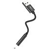HOYULLI Spina USB a 3,5 mm Female Adattatore AUX Cuffie Jack Sound Dac Audio Cavo Stereo Musica Splitter Microfono Connettore Android Laptop Compatibile per Samsung Headset Adattatore Auto Cuffie