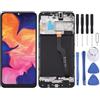 zaorunjs phone Accessories Display LCD del Telefono Cellulare Schermo LCD OEM per Galaxy A10 / SM-A105F (Versione a Singola Scheda) Digitalizzatore Assemblaggio Completo con Frame (Nero) Parte di Riparazione