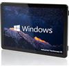 NORQIN PC Industriale All-in-One 27 Pollici con Touchscreen,Monitor Capacitivo IP65,1920×1080 FHD,Windows 10 Pro,Wi-Fi/BT,per Chioschi,Automazione Industriale(7th Gen I7-7500U,16G+256G)