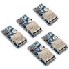 Oiyagai 5pz Modulo Convertitore Step-Up Boost DC-DC PFM 600MA con Controllo USB Charger 0.9V-5V a 5V Modul TE110