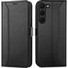 Verco Custodia a libro per Samsung Galaxy S23 Plus, 6,6 pollici, colore: nero