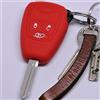 mt key Coperchio di protezione in silicone rosso per chiavi auto compatibili con 3 pulsanti Voyager Chrysler Dodge RAM Jeep Commander Grand Cherokee
