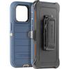OtterBox Defender Pro Series Screenless Edition - Custodia e fondina solo per iPhone 14 Pro, scarpe camoscio blu