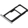 COMPATIBILE VASSOIO Compatibile con HUAWEI P8 LITE 2017 PRA-LX1 / PER HUAWEI HONOR 8 LITE TRY SIM ALLOGGIO PORTA SCHEDA + MICRO SD SLOT PORTA SIM ADATTATORE (SILVER/ARGENTO)