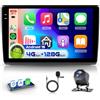 VECHTEL 4G&128G 10.1 Autoradio per Renault Trafic 01-10/Opel Vivaro 06-10/Nissan Primastar 06-14 con Carplay Android Auto,Bluetooth RDS/FM Radio,Wi-Fi GPS Navi,Telecamera posteriore AHD