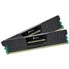 Corsair CML16GX3M2A1600C9 Vengeance Kit di Memoria da 16 GB, 2x8 GB, DDR3, 1600 MHz, CL9, Basso Profilo, Nero