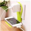 TOSSPER Supporto 1pc Caricatore del Telefono Mobile del Supporto della Parete del Gancio di Ricarica Telefono Cremagliera del Supporto del Telefono Cellulare Punch Libero Mensola Colore Casuale