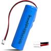 OWOAOOwl Batteria ricaricabile agli ioni di litio da 3,7 V, 2600 mAh, con connettore XH2.54/2P, si prega di verificare la polarità del dispositivo e della spina prima dell'acquisto (1 pezzo, 2600 mAh PH2.0)