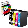Koala 35XL Cartucce d'inchiostro Compatibili con Workforce Pro WF-4740DTWF WF-4730DTWF WF-4720DWF WF-4725DWF WF-4730 WF-4720 (5 Pack)