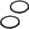 tomzz Audio 2808-013 Adattatore anelli altoparlanti compatibile con Citroen C1 C4 Jumpy Peugeot 107 208 308 Toyota Aygo ProAce Opel Vivaro 165mm