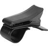 Aramox Morsetto per Montaggio su Cruscotto Universale in POM e Silicone Antiscivolo, Clip per Supporto per Telefono per Auto Regolabile per PDA MP4 3-6,5 Pollici, Nero