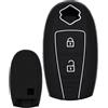 mt key Custodia morbida copertura protettiva chiave auto Smartkey nero compatibile con Suzuki Swift Vitara Ignis Jimny Baleno SX4