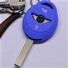 mt key Coperchio di protezione in silicone blu per chiavi auto compatibili con Mini One Cooper Cabrio Clubman
