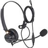 PUSOKEI Cuffie con Filo da 2,5 Mm, Cuffie da Lavoro, con Microfono a Cancellazione di Rumore, Controlli in Linea, per Call Center, per Telefoni Fissi con Jack per Cuffie da 2,5 Mm