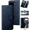 DuckSky Custodia a portafoglio in vera pelle compatibile con Google Pixel 10A 【Blocco RFID】【4 porta carte di credito】【Vera pelle】 Custodia a libro per telefono da donna e uomo per Pixel 10A custodia