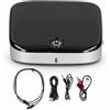 Annadue Ricevitore Trasmettitore Bluetooth 5.0, Adattatore Ottico Toslink 3.5 mm per TV, Cuffie, Bassa Latenza