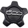 SHLPDFM coprimozzo copri cerchio cuffia per ruota per F-i-a-t 500X 735626312 (nero lucido)