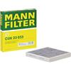 Mann Filter MANN-FILTER CUK 23 033 Filtro aria cabina - Filtro Antipolline con Carbonio attivato - per Autovetture + veicoli commeriali