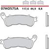 Brembo PASTIGLIE FRENO ANTERIORI BREMBO SINTERIZZATE 07HO57SA NC 700 XA ABS 2015