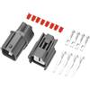 Hihaha Connettore Segnale Di Svolta Per Honda Accord 18-22 1 Pezzo | Grigio, Plastica E Rame, 4 Pin, Impermeabile, Max 14V, 1.5A-10A, Maschio Femmina, Serie 2mm, Facile Installazione