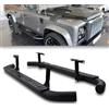 WangjunF Pedane Laterale Sottoporta Passi Laterali per Land Rover Defender 110 L316 1983-2016, Fuso in Un Unico Pezzo, Fori Originali Senza Ruggine