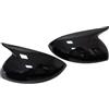 PRGPMSUNAD Calotta Specchietto Retrovisore Per Dacia Per Sandero 2021-2024 Adesivo Per Auto Copertura Retrovisore Porta Esterna Custodia In Fibra Di Carbonio(Gloss Black)