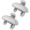 AYHYHLJZJ 2 Pezzi Supporto per Parasole Interno Clip di Attacco per Parasole A1, Supporto Clip per Visiera per A1 A3 A4 A5 A7 B6 B7 B8 S4 S5, Clip per Visiera Solare, Clip per Visiera Auto