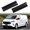 tivekeo 2PCS Battitacco in plastica ricambio per Ford Transit Custom 2024-2026, Protezione Laterale ABS per Soglia Porta Sinistra e Destra