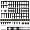 YUHOW Viti, Dadi, Clip E Rondelle Per Carenatura Per YAMAHA Xvs 650 1100 Aerox 50 155 Raptor 700 Ltz 400 Xmax300(Black)