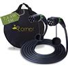 E-Corner Cavo Ricarica Auto elettrica Versione 2.0 Presa Tipo 2 - Spina Tipo 2 | 32A 240V Monofase | 5M