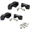 HFVUYAR manubrio Mount morsetti riser Per GSX-S1000 GX GSX-8S RMZ450 RMZ250 Per V-Strom 800 SE 1050 XT 1000 Riser manubrio Fat Bar da 28 mm e 1 1/8(Black)