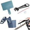 Generic Spazzola per catena della moto, dispositivo di pulizia della catena, durevole, spazzola per olio per moto, spruzzatore per olio, strumento di lavaggio portatile, applicatore per officina, equitazione