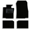 QUEMAR Tappetini Auto per MINI Countryman R60, Bordo Bianco, 0 Ricami