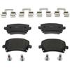 FERODO Kit pastiglie freni Posteriore predisposto per visualizzazione avviso usura con accessori FDB1636 Compatibilità con VW Golf 6 5K1 Golf 5 Hatchback 1K1 TOURAN 1T1, 1T2, AUDI A3 Sportback 8PA