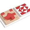 KOSLEOW Puzzle in Legno Bambini 16 Pezzi, Gioco Educativo con 40 Carte, Giochi in Legno per Bambini 3 4 5 Anni, Gioco da Tavolo Montessori, Regalo Intelligente per Bambina e Bambino