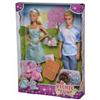 Simba - Steffi Love Picnic Fun, 105733584, + 3 anni, inclusi Steffi, Kevin e tanti accessori