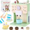 Générique Macchina Caffè Giocattolo Teoryieer, Macchina da Caffè in Legno per Bambini , Set Cibo Finto Giocattolo per Cucina Bambini, Regali per Compleanni,Halloween,Natale per bambini dai 3/4/5 anni in su