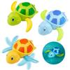 Diealles Shine Tartaruga Giocattolo Che Nuota, Giocattoli da Bagno for Bambini Toddlers Boys Girls, Vasca da Bagno Pool Toy Confezione da 3