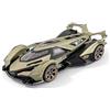 imtfzct Lamborghini V12 modellino auto in scala 1:24 con luce e suono - Pull Back Diecast Auto, una selezione da collezione per appassionati di automobili verde