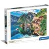 Clementoni - 31687 Collection - Hallstatt - 1500 pezzi - Made in Italy, puzzle adulti 1500 pezzi, puzzle adulti paesaggi, divertimento per adulti