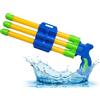 Generico Pistola ad Acqua Potente Fucile ad Acqua a Lunga Distanza Water Gun Battle Capiente Per Adulti e Bambini, Gioco Estivo Divertente Mare, Piscina, Parco, Mitra ad Acqua Ricarica Veloce XL