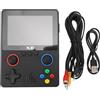 CEMTUKLBP Console di gioco retrò portatile con scheda di memoria da 32 GB, dispositivo di gioco HD a doppia leva per adulti, schermo IPS da 3,5 pollici, supporta emulatori MD, MAME, SMC e CP (Nera)