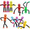 Dilabnda Fidget Spinner Robot - Set di 10 pezzi trasformabili a ventosa, per nido di Pasqua, cambio regalo per bambini (da 3 a 10 anni)