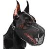 XFSRG Museruola Cane Taglia Media Antiabbaio Comoda E Traspirante Per Passeggiate E Visite Veterinarie (Nero, M)