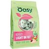 Generico OASY Cane ORIGINAL FORMULA - Adult Light in Fat Pollo | alimento secco completo per cani adulti in sovrappeso o che svolgono attività ridotta, 1 confezione da 3 kg.